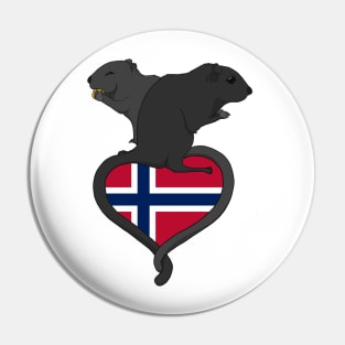 Gerbil Norway (dark) Pin