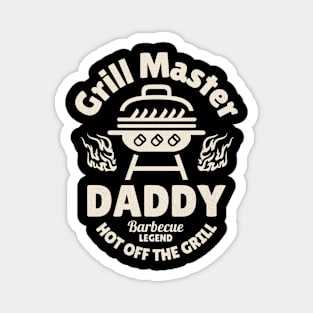 Funny Father Grill Master Daddy Magnet