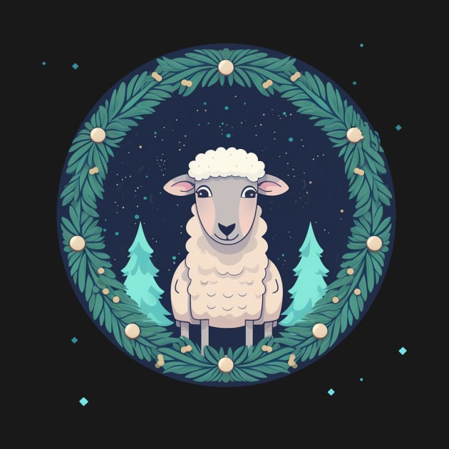 Sheep in Ornament, Love Farm Animals by dukito