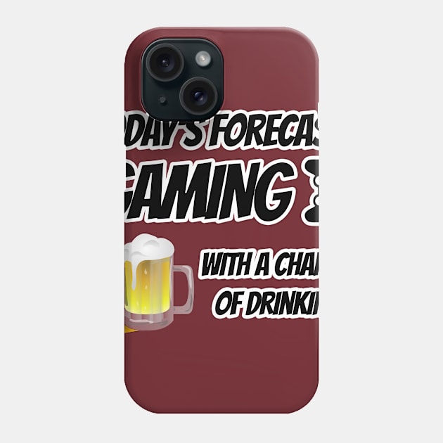 Today's Forecast Gaming Phone Case by brcgreen