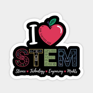 I Love STEM Student Teacher 1st Day Of School Back To School Magnet
