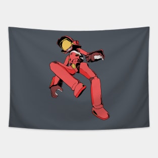 Canti - Flat Colors (Red) Tapestry