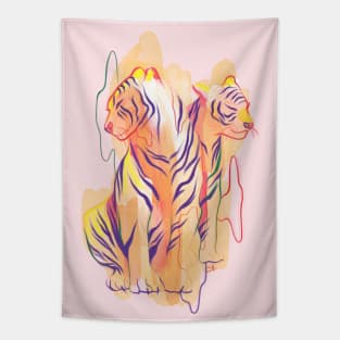 Tiger Study Tapestry