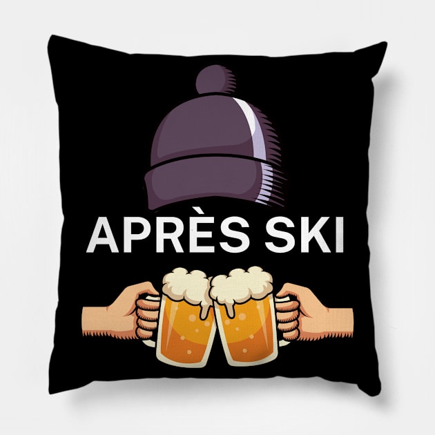 Après ski Pillow by maxcode