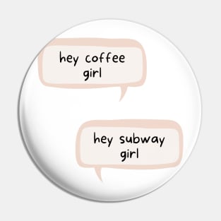 Hey subway girl! Hey coffee girl! - Inspired by August and Jane in One Last Stop Pin