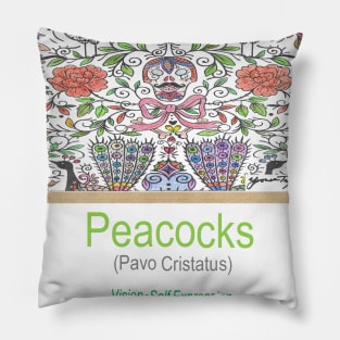 Peacocks Pillow