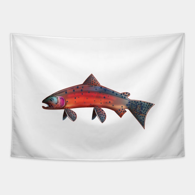 Arctic Char II Tapestry by MikaelJenei