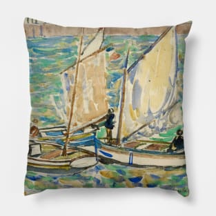 St. Malo by Maurice Brazil Prendergast Pillow