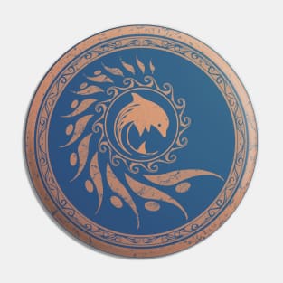 Dolphin Nautilus Tribal Pin