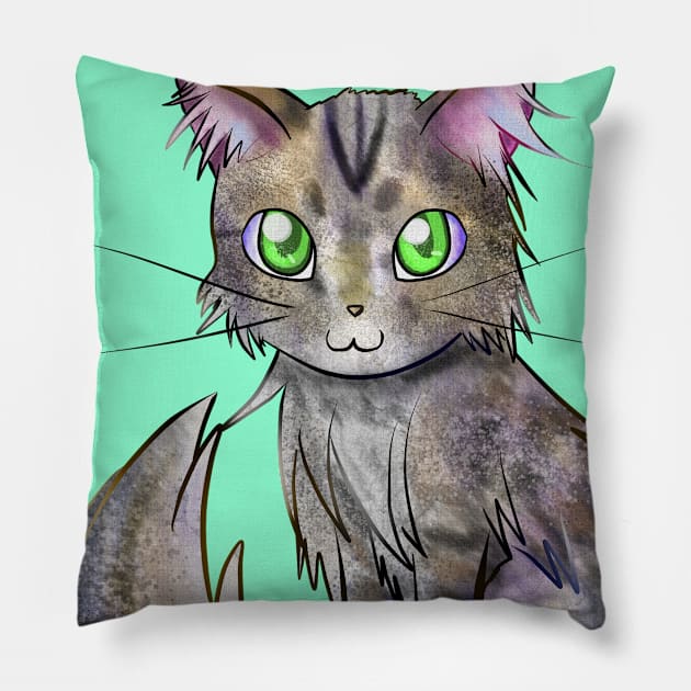 Cat Pillow by Yennie Fer (FaithWalkers)