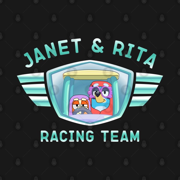 Bluey Grannies, Janet & Rita Racing Team by flataffex