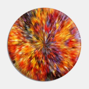 Colorful burst explosion Pin