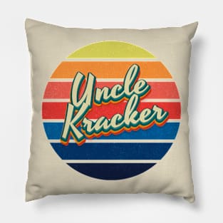 Circle Retro Vintage Uncle Kracker Pillow