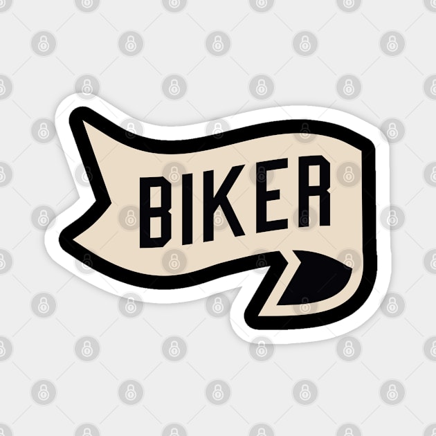 Biker Banner Magnet by ShirtyLife