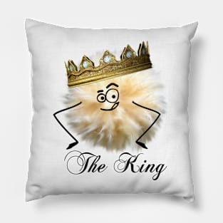 "The King" Fluff Ball Pillow