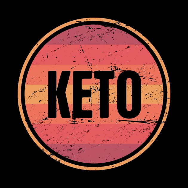 Retro Vintage Keto Graphic by MeatMan