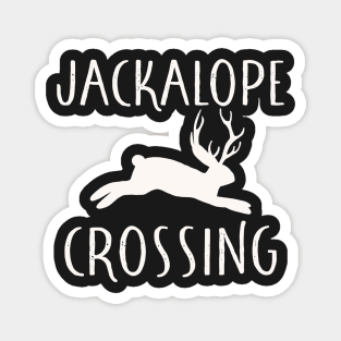 jackalope crossing light Magnet