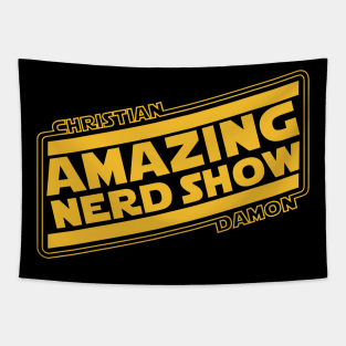 The Amazing Nerd Logo (Golden) Tapestry