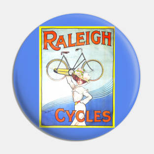 Raleigh Bicycle Advertisement Pin