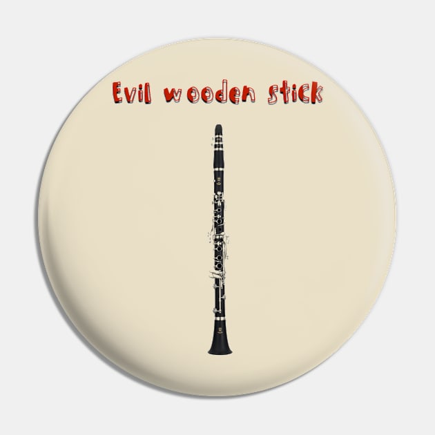 Evil Wooden Stick Pin by Corry Bros Mouthpieces - Jazz Stuff Shop