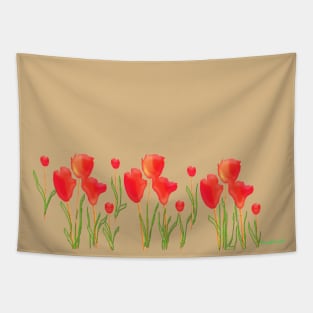 Tulip Field Tapestry