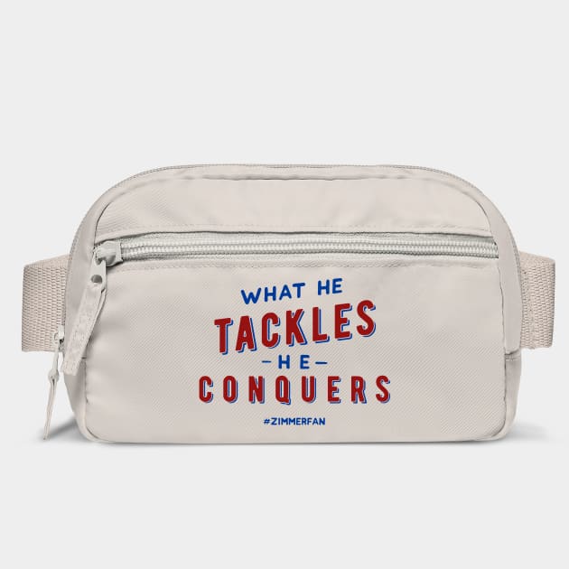 What he tackles, he conquers.  Fundraiser Design by Stars Hollow Mercantile