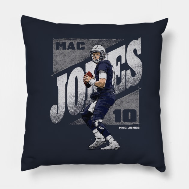 Mac Jones New England Highlight Pillow by Buya_Hamkac