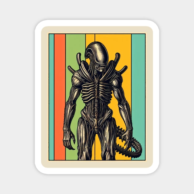 Xenomorph Modeling Magnet by nerd.collect