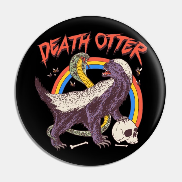 Death Otter Pin by Hillary White Rabbit