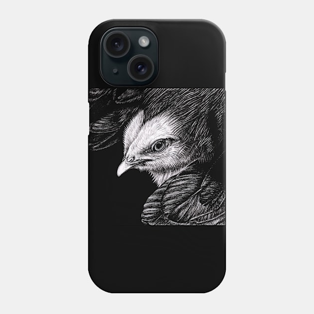 Baby chick Phone Case by lorendowding