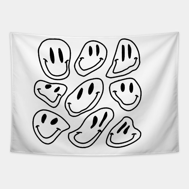 Smiles Tapestry by Qwerty