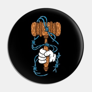 Paint and justice Pin