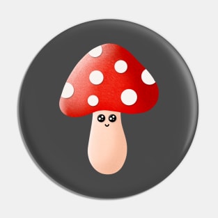 Cute red mushroom Pin