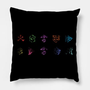 Scarlet Nexus team symbols Pillow