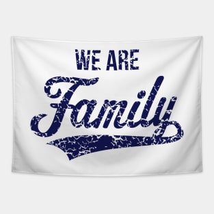 We Are Family (Navy / Vintage) Tapestry