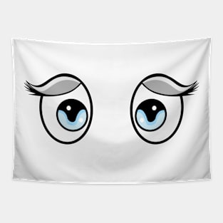 Sad manga eyes Tapestry