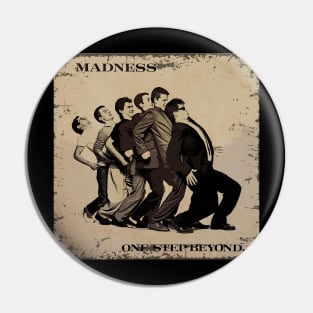 Madness Ska Mania - Embrace the Rhythmic Madness on Your Tee Pin