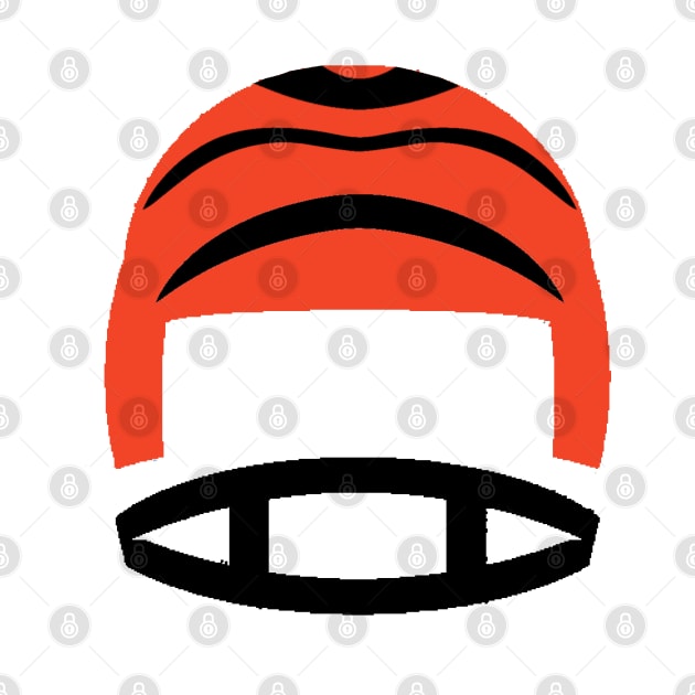 Retro Cincinnati Football Helmet by twothree