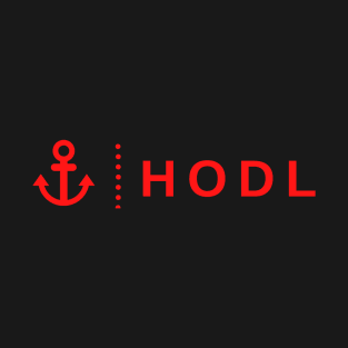 Like an anchor, hodl. T-Shirt