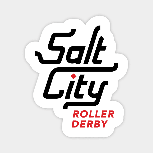 Salt City Roller Deby B/R Magnet by SaltCityRollerDerby