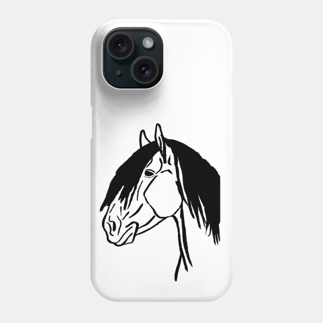 Heavy Horse profile Phone Case by Shyflyer