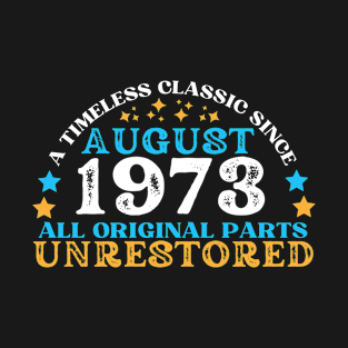 A timeless classic since August 1973. All original part, unrestored T-Shirt