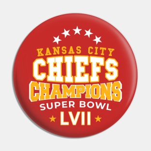 KS Chiefs 2023 LVII Champions Pin