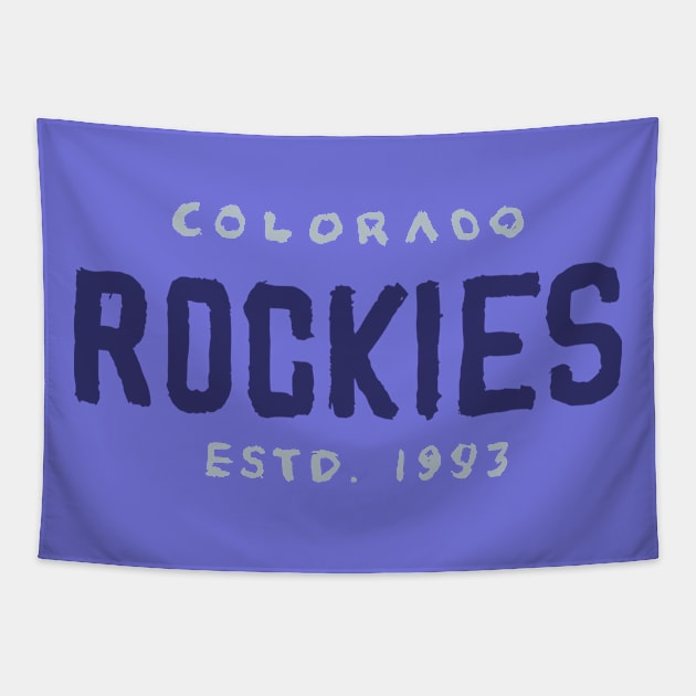 Colorado Rockieeees 02 Tapestry by Very Simple Graph