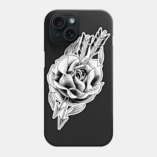 Arrow rose Phone Case