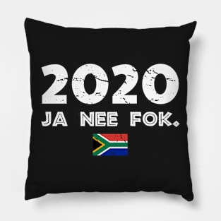 Ja Nee Fok South Africa 2020 Virus Pandemic Pillow