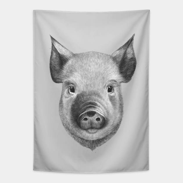 Pig Tapestry by kodamorkovkart