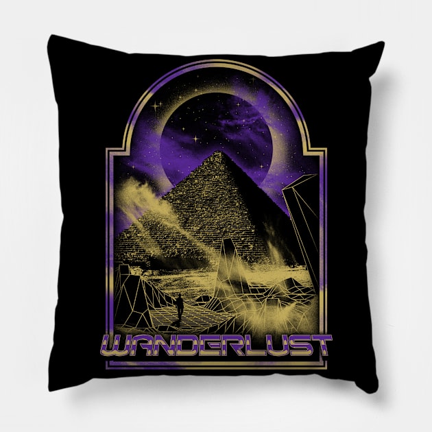 Wanderlust Pillow by gut42