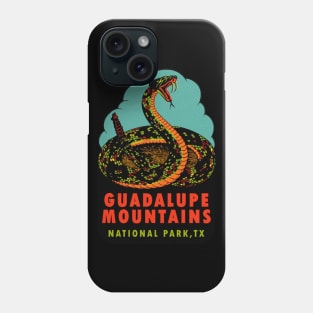 Guadalupe Mountains National Park Texas Vintage Phone Case