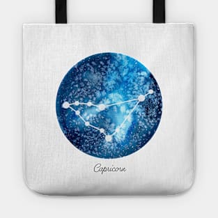 Capricorn Constellation | Star Sign | Watercolor Tote